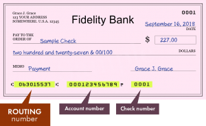 fidelity routing number